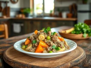 Papinha Deliciosa de Carne Moída para Bebê