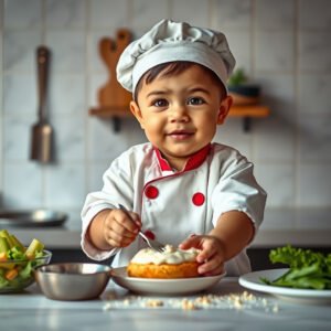 Papinha Sem Lactose do Pequeno Chef