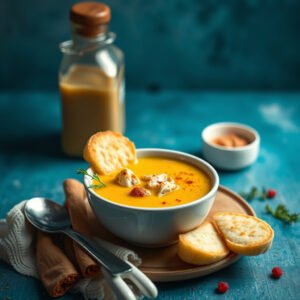 Cardápio de Papinhas para Bebê: Sopa de Abóbora com Frango